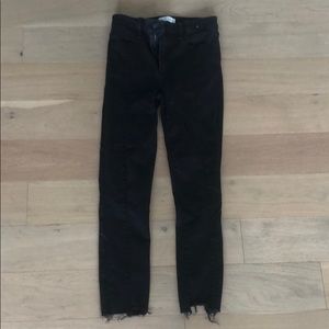 Abercrombie high rise super skinny ankle jeans